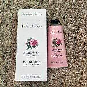 Crabtree &. Evelyn Rosewater Hand Cream 3.5oz/100ml